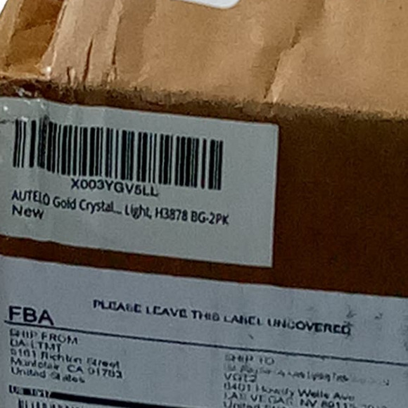 AUTELO 2-Pk Gold Pendant Lights Kitchen Island - Heavy Crystal Vintage Pendants - Picture 10 of 11